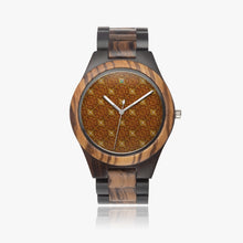 Load image into Gallery viewer, Indian Ebony Wooden Watch - GOLDS MATRIX
