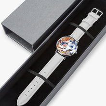 Load image into Gallery viewer, Hot Selling Ultra-Thin Leather Strap Quartz Watch (Silver) - KITTEN DINNER