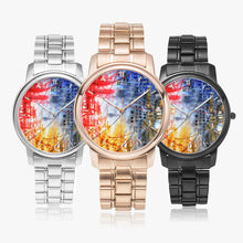 Load image into Gallery viewer, 154. Folding Clasp Type Stainless Steel Quartz Watch (With Indicators)