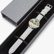 Load image into Gallery viewer, Ultra-Thin Leather Strap Quartz Watch (Silver) - EAST SAN JUAN
