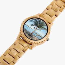 Load image into Gallery viewer, Italian Olive Lumber Wooden Watch - ONE PALM