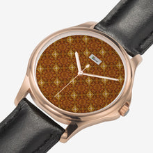 Load image into Gallery viewer, Stylish Classic Leather Strap Quartz Watch (Rose Gold) - GOLDS MATRIX