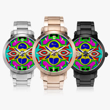 Load image into Gallery viewer, Steel Strap Automatic Watch (With Indicators) - A14 Flame