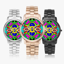 Load image into Gallery viewer, Folding Clasp Type Stainless Steel Quartz Watch (With Indicators) - A14.4 FLAME
