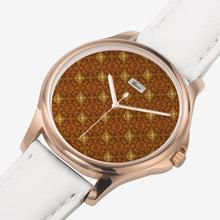 Load image into Gallery viewer, Stylish Classic Leather Strap Quartz Watch (Rose Gold) - GOLDS MATRIX