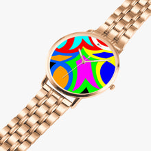 Load image into Gallery viewer, Instafamous Steel Strap Quartz watch - A14 FLAME
