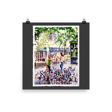 Load image into Gallery viewer, Poster - FEEDING PIDGEONS
