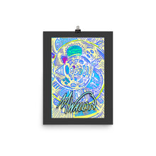 Load image into Gallery viewer, Poster - YELLOW OVER BLUE