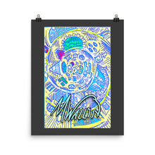 Load image into Gallery viewer, Poster - YELLOW OVER BLUE