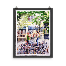 Load image into Gallery viewer, Poster - FEEDING PIDGEONS