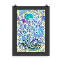 Load image into Gallery viewer, Poster - YELLOW OVER BLUE