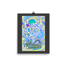 Load image into Gallery viewer, Poster - YELLOW OVER BLUE