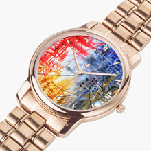Load image into Gallery viewer, 154. Folding Clasp Type Stainless Steel Quartz Watch (With Indicators)