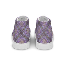 Load image into Gallery viewer, Men’s high top canvas shoes - PILLARS VIOLET