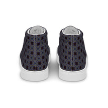Load image into Gallery viewer, Men’s high top canvas shoes - CHOCOLATE BLUEBERRIES