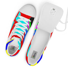 Load image into Gallery viewer, Men’s high top canvas shoes- SQ13-S1 - POD
