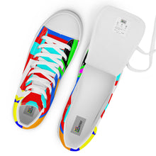 Load image into Gallery viewer, Men’s high top canvas shoes- SQ14-V1 - FLAMES