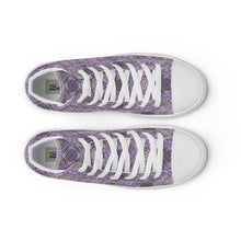Load image into Gallery viewer, Men’s high top canvas shoes - PILLARS VIOLET