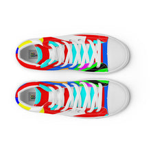 Load image into Gallery viewer, Men’s high top canvas shoes- SQ12-V1 - SMOKE