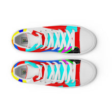 Load image into Gallery viewer, Men’s high top canvas shoes- SQ14-S1 - FLAMES