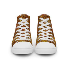 Load image into Gallery viewer, Men’s high top canvas shoes - GOLDS