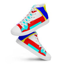 Load image into Gallery viewer, Men’s high top canvas shoes- SQ13-S1 - POD