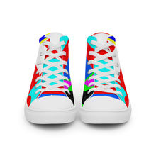 Load image into Gallery viewer, Men’s high top canvas shoes- SQ13-S1 - POD