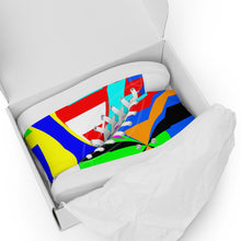 Load image into Gallery viewer, Men’s high top canvas shoes- SQ13-V1 - POD