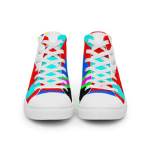 Load image into Gallery viewer, Men’s high top canvas shoes- SQ14-S1 - FLAMES
