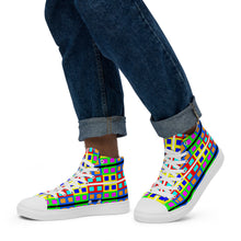 Load image into Gallery viewer, Men’s high top canvas shoes - SQA01EX - NXTOUS
