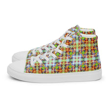 Load image into Gallery viewer, Men’s high top canvas shoes - CITY LIGHTS