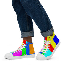 Load image into Gallery viewer, Men’s high top canvas shoes - SQA1-S1 - NXTOUS