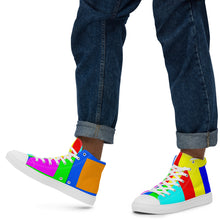 Load image into Gallery viewer, Men’s high top canvas shoes - SQA1-S1 - NXTOUS