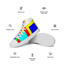 Load image into Gallery viewer, Men’s high top canvas shoes - SQA1-V1 - NXTOUS