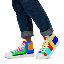 Load image into Gallery viewer, Men’s high top canvas shoes - SQA1-V1 - NXTOUS