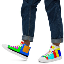 Load image into Gallery viewer, Men’s high top canvas shoes - SQA1-V1 - NXTOUS