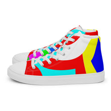 Load image into Gallery viewer, Men’s high top canvas shoes - SQA2-S1 - METEOR