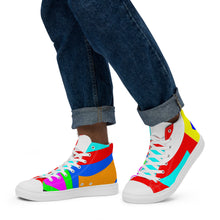 Load image into Gallery viewer, Men’s high top canvas shoes - SQA2-S1 - METEOR