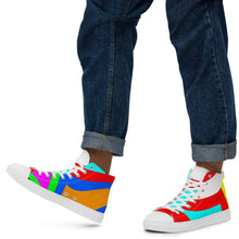 Load image into Gallery viewer, Men’s high top canvas shoes - SQA2-S1 - METEOR