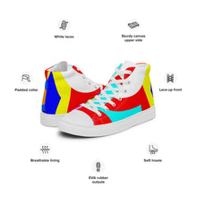 Load image into Gallery viewer, Men’s high top canvas shoes - SQA2-S1 - METEOR