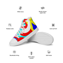 Load image into Gallery viewer, Men’s high top canvas shoes - SQA2-V1 - METEOR