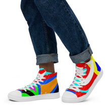Load image into Gallery viewer, Men’s high top canvas shoes - SQA2-V1 - METEOR