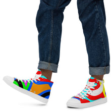 Load image into Gallery viewer, Men’s high top canvas shoes - SQA2-V1 - METEOR