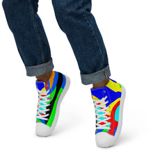 Load image into Gallery viewer, Men’s high top canvas shoes - SQS3-V1 - SHIP