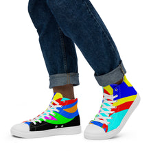 Load image into Gallery viewer, Men’s high top canvas shoes SQA4-S1 - EYE