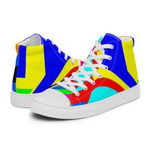 Load image into Gallery viewer, Men’s high top canvas shoes SQA4-V1 - EYE