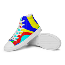 Load image into Gallery viewer, Men’s high top canvas shoes SQA4-V1 - EYE