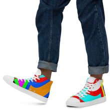 Load image into Gallery viewer, Men’s high top canvas shoes - SQA5-S1 - WIND