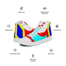 Load image into Gallery viewer, Men’s high top canvas shoes - SQA5-S1 - WIND