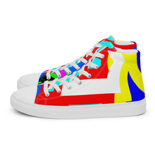 Load image into Gallery viewer, Men’s high top canvas shoes- SQ12-V1 - SMOKE